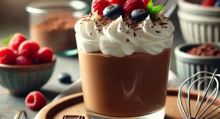 easy chocolate mousse recipe for beginners.